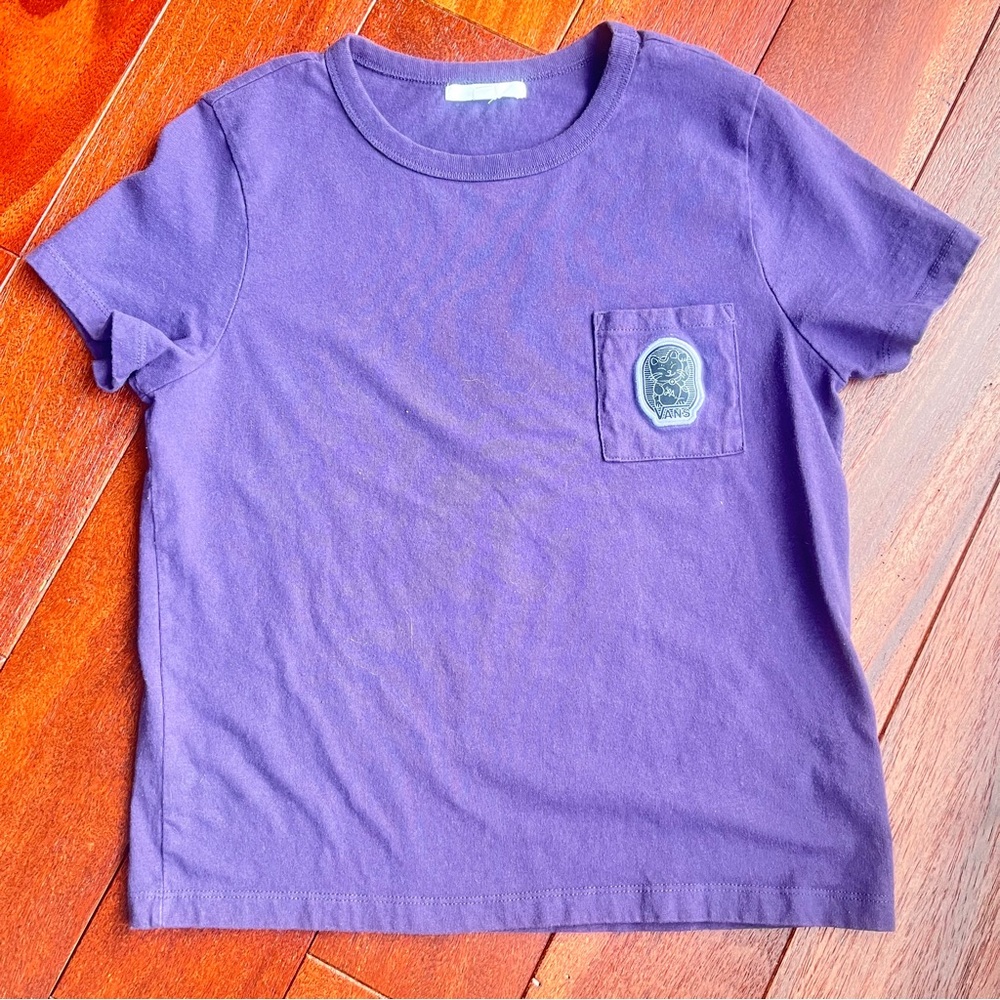 Purple Van’s T-Shirt with Pocket